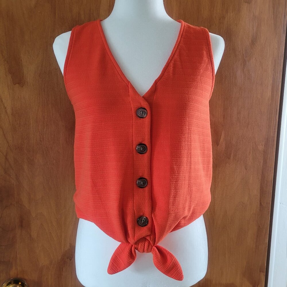 NWT J.Crew Sleeveless Tie Top